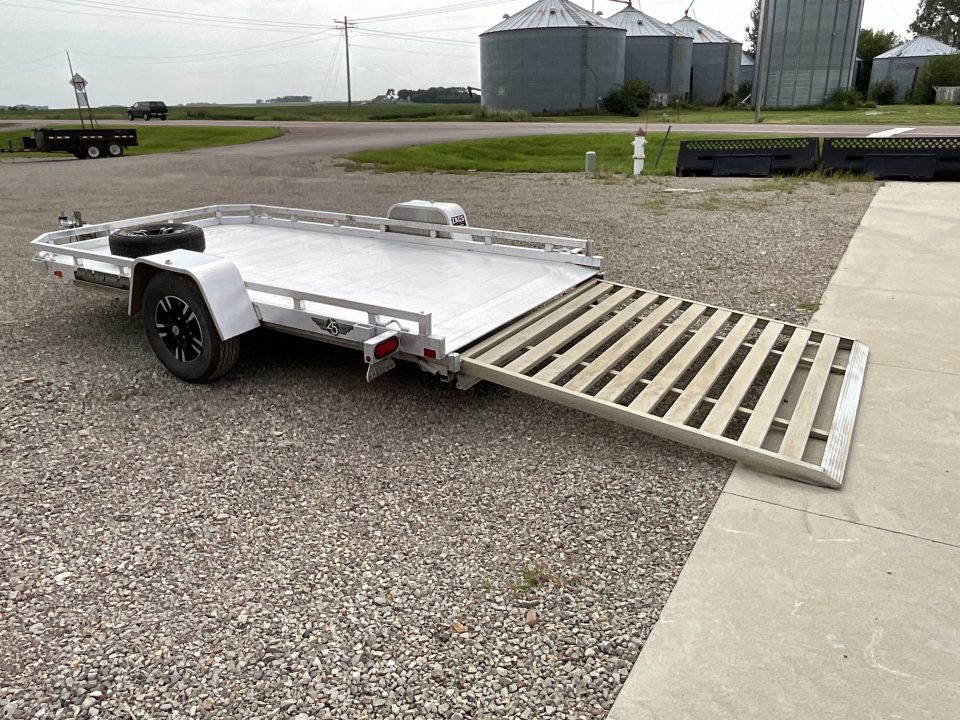 Used 2021 Aluma 7712H-SLR Utility Trailer