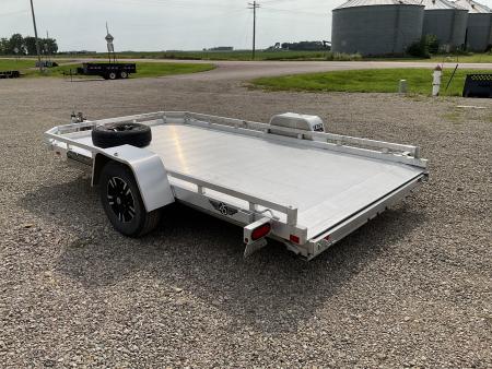 Used 2021 Aluma 7712H-SLR Utility Trailer