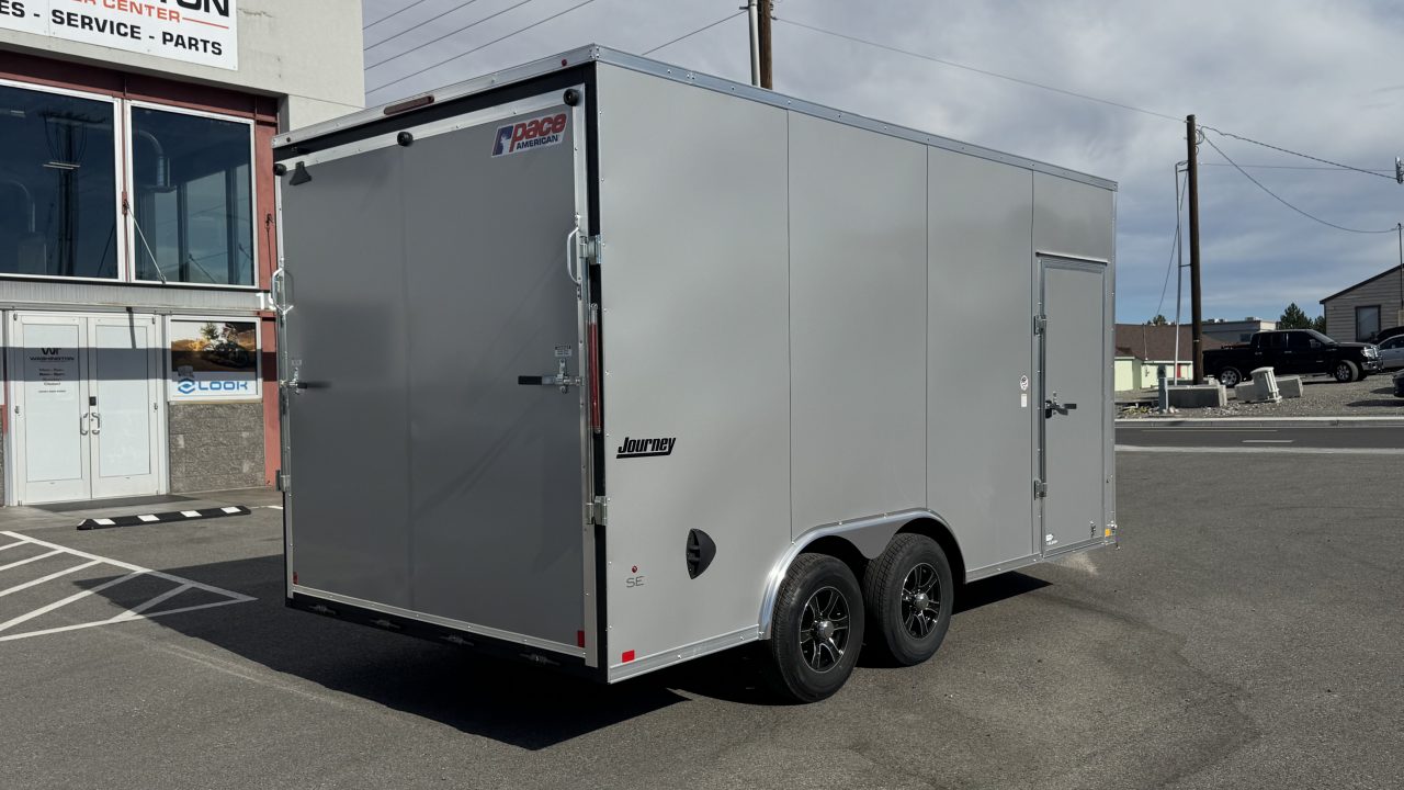New 2026 Pace American 8.5x16 journey SE Flat top v-nose 10K Car Hauler