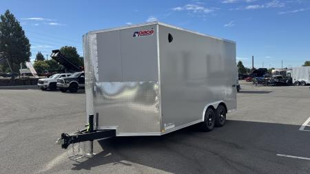 New 2026 Pace American 8.5x16 journey SE Flat top v-nose 10K Car Hauler