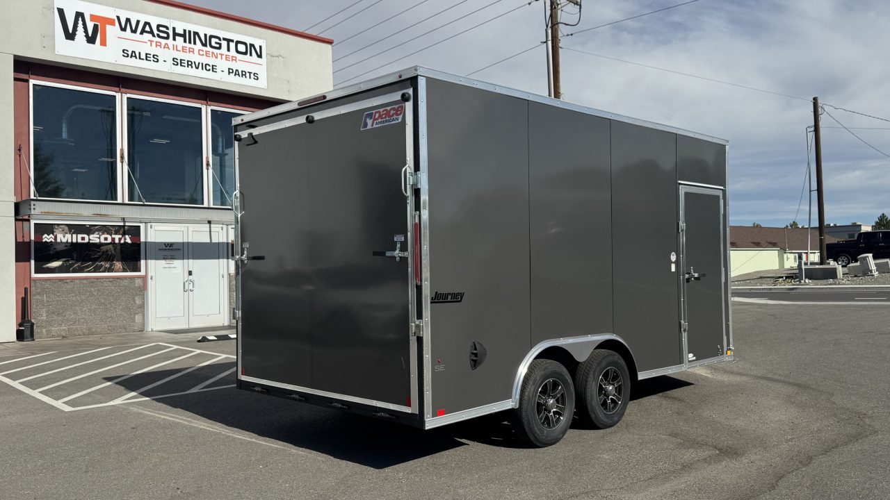 New 2026 Pace American 8.5x16 journey SE Flat top v-nose 10K Car Hauler