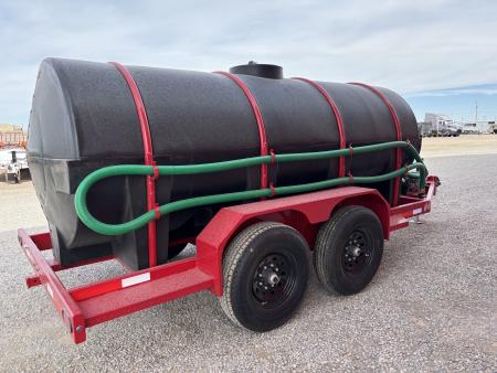 New 2026 Desert Star 1300 GAL 5X16 TANDEM AXLE 14K WATER BUFFA Equipment Trailer