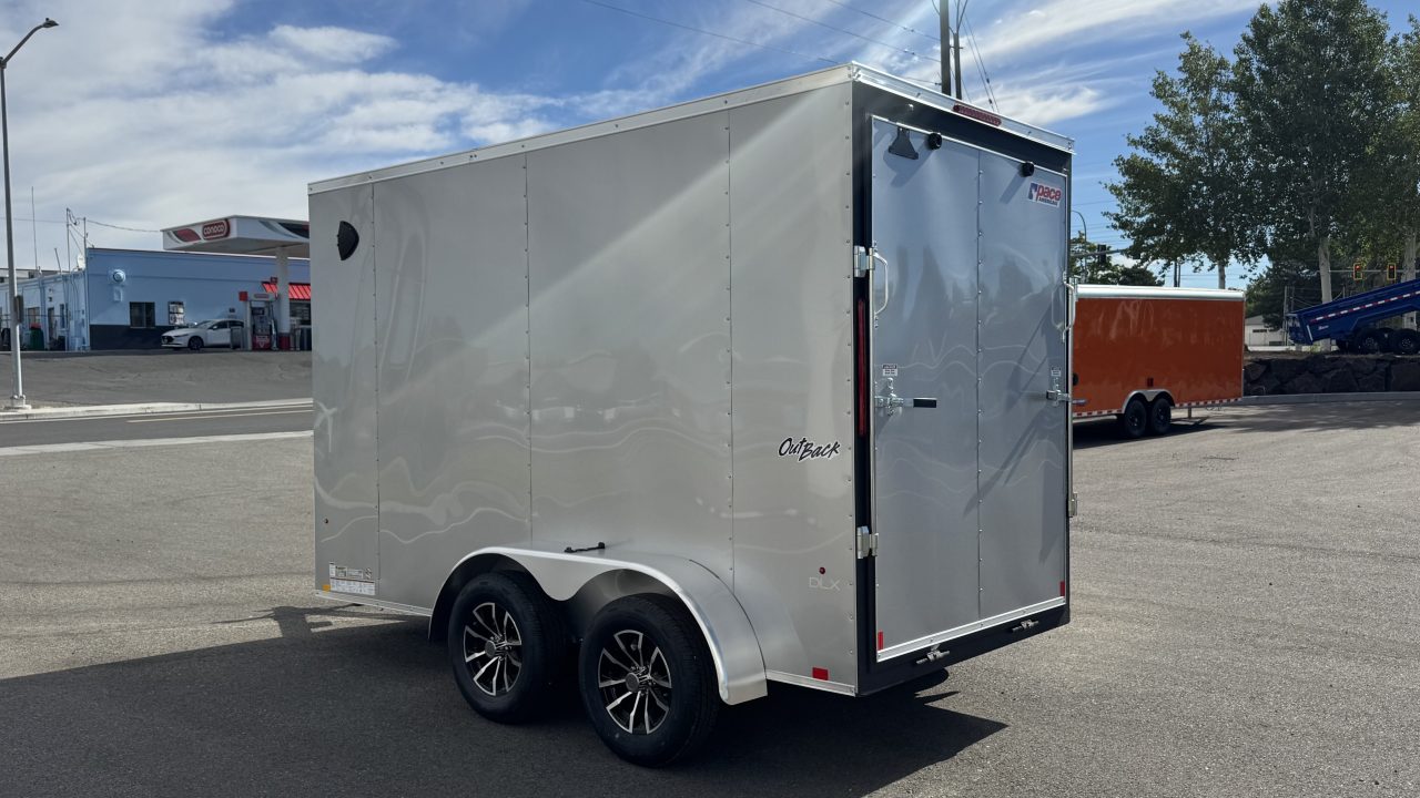 New 2026 Pace American 6X12 DLX FLAT TOP V-NOSE 7K Cargo / Enclosed Trailer