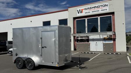 New 2026 Pace American 6X12 DLX FLAT TOP V-NOSE 7K Cargo / Enclosed Trailer