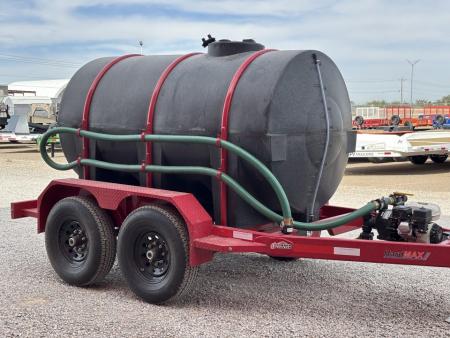 New 2026 Desert Star 1000 GAL 5X12 TANDEM AXLE 14K WATER BUFFA Equipment Trailer
