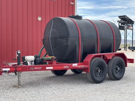New 2026 Desert Star 1000 GAL 5X12 TANDEM AXLE 14K WATER BUFFA Equipment Trailer