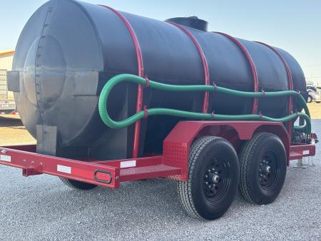 New 2026 Desert Star 1300 GAL 5X16 TANDEM AXLE 14K WATER BUFFA Equipment Trailer