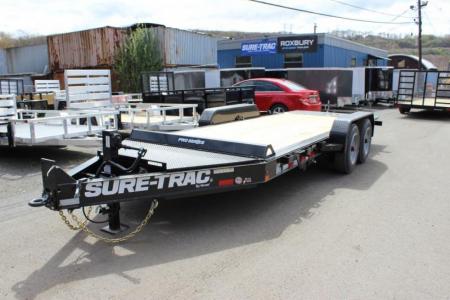 New Sure-Trac 7x18 17.6K Pro Series Tilt Bed Equipment Trailer