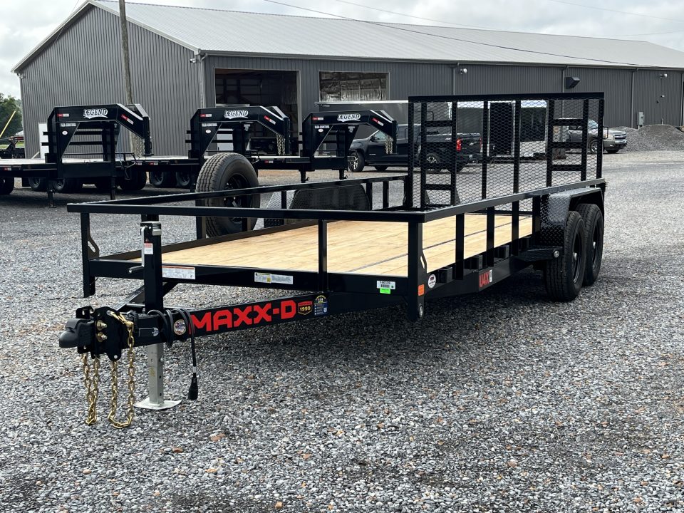 New 2027 MAXXD 83" X 18' 10K Utility Trailer
