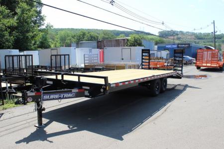 New 2026 Sure-Trac 8.5x20+4 15K SD Beavertail Deckover Trailer