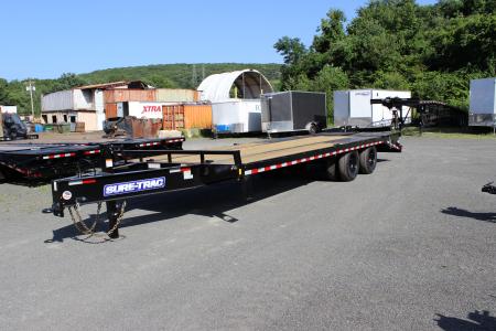 New 2026 Sure-Trac 8.5x25 (20+5) HD Deckover Trailer 22.5K GVWR