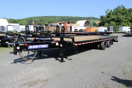 New 2026 Sure-Trac 8.5x20+5 25.9K HD Beavertail Deckover Trailer (10 TON)