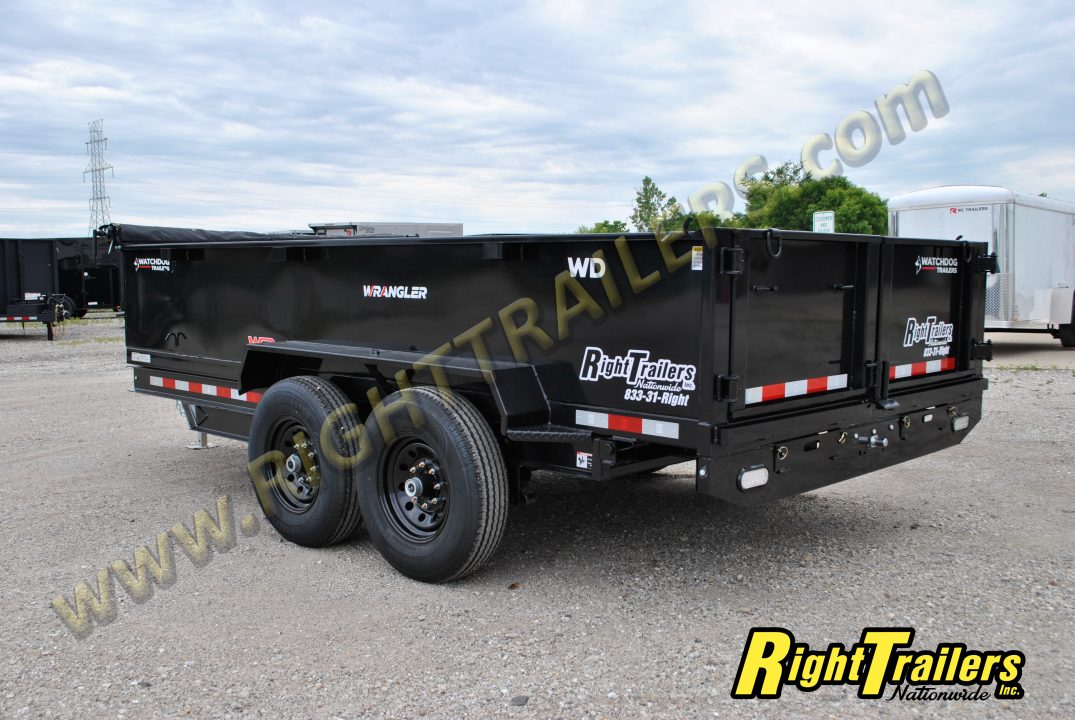 New 2027 Watchdog Trailers 7X14 Dump Trailer