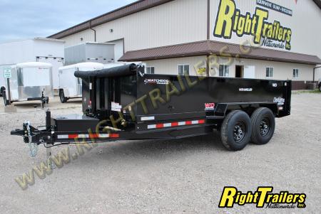 New 2027 Watchdog Trailers 7X14 Dump Trailer
