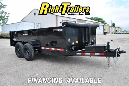 New 2027 Watchdog Trailers 7X14 Dump Trailer