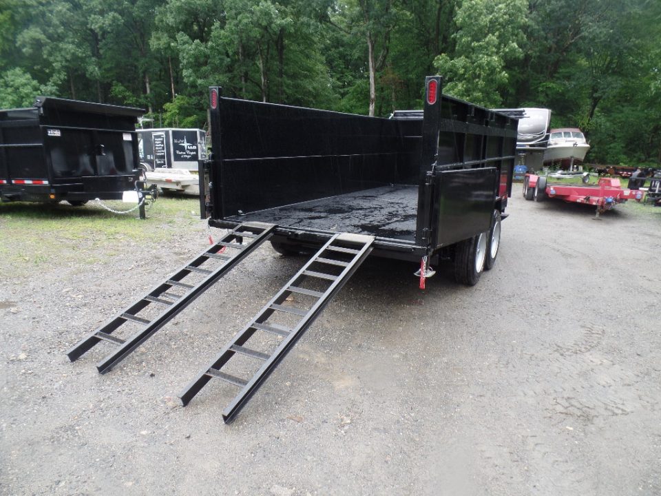 New 2026 Quality Steel and Aluminum 7X14 with 4' sides, 16,000 lb. GVWR , Extra Framing! Dump Trailer