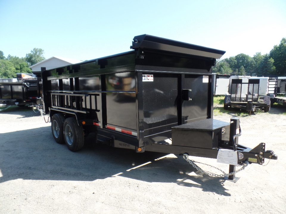 New 2026 Quality Steel and Aluminum 7X14 with 4' sides, 16,000 lb. GVWR , Extra Framing! Dump Trailer