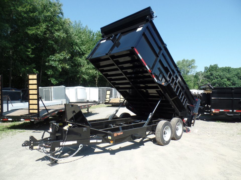 New 2026 Quality Steel and Aluminum 7X14 with 4' sides, 16,000 lb. GVWR , Extra Framing! Dump Trailer