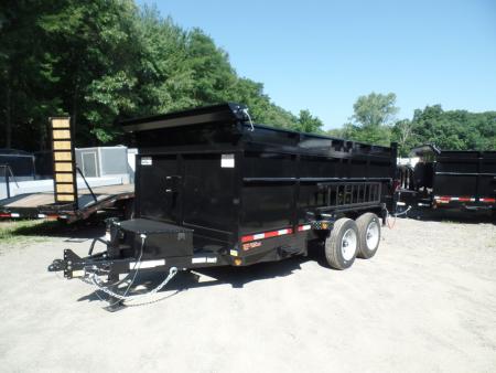New 2026 Quality Steel and Aluminum 7X14 with 4' sides, 16,000 lb. GVWR , Extra Framing! Dump Trailer