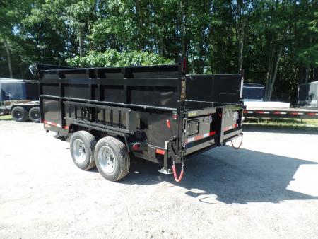 New 2026 Quality Steel and Aluminum 7X14 with 4' sides, 16,000 lb. GVWR , Extra Framing! Dump Trailer