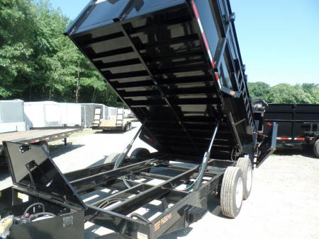 New 2026 Quality Steel and Aluminum 7X14 with 4' sides, 16,000 lb. GVWR , Extra Framing! Dump Trailer