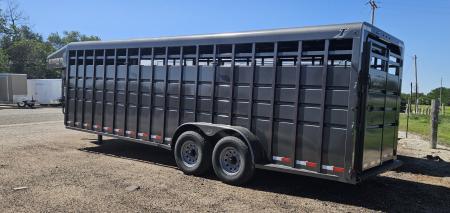 New 2026 Travalong Standard 6'8 x 24' Stock / Stock Combo Trailer