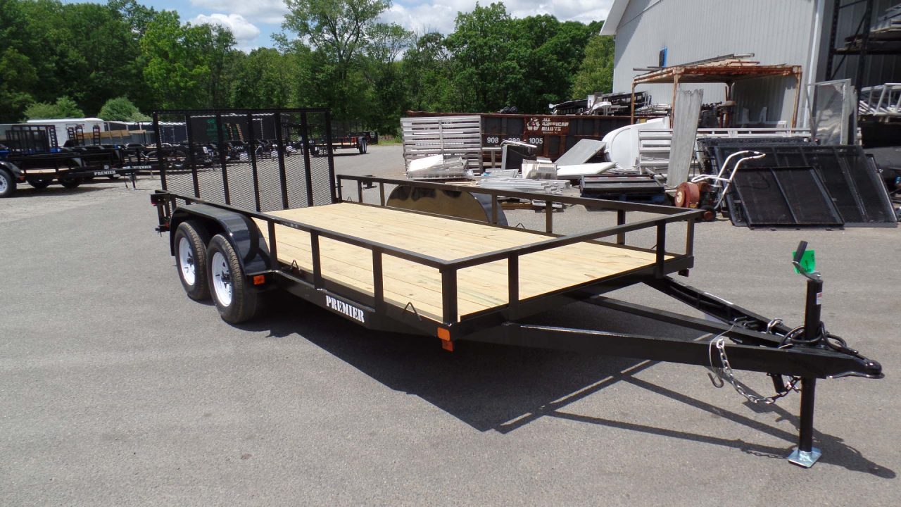 New 2026 Premier Trailers Inc. Wide 81"X 16 ft. HD Open Landscape Trailer