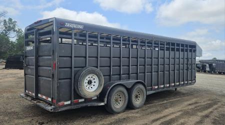 New 2003 Travalong Standard 6'8 x 24' Stock Trailer