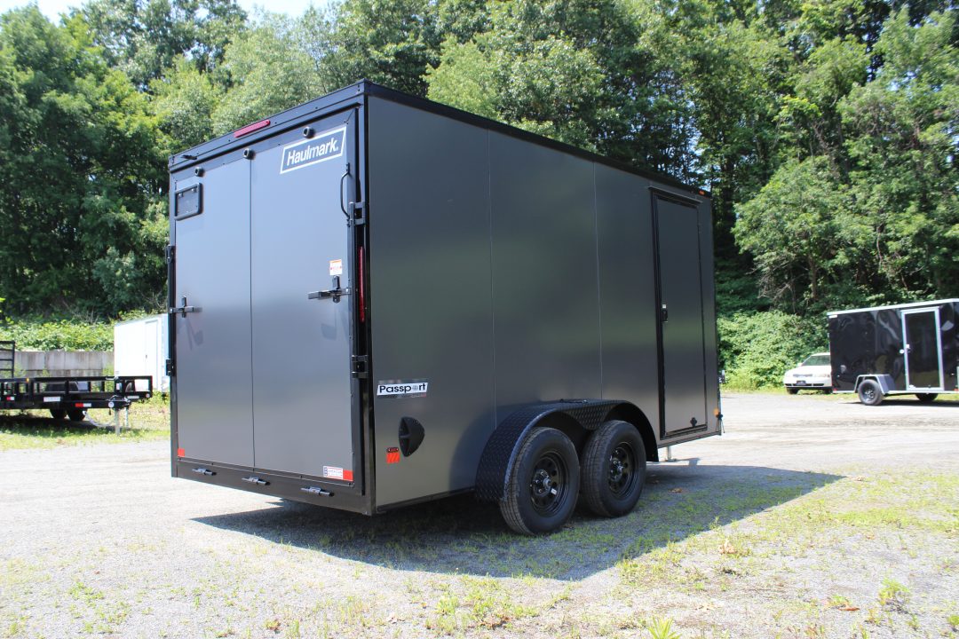 New 2026 Haulmark 7x14 Enclosed Cargo Trailer - Black Out PKG