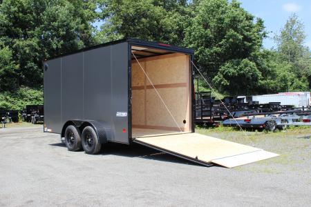 New 2026 Haulmark 7x14 Enclosed Cargo Trailer - Black Out PKG