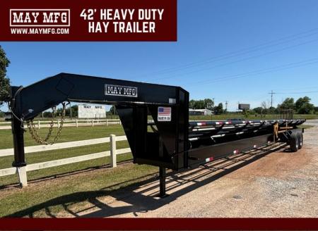 New 2026 May Trailer 42' GOLIATH INLINE HAY TRAILER