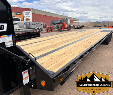 New PJ Trailers 28' GN Deckover- 25K- Monster Ramps
