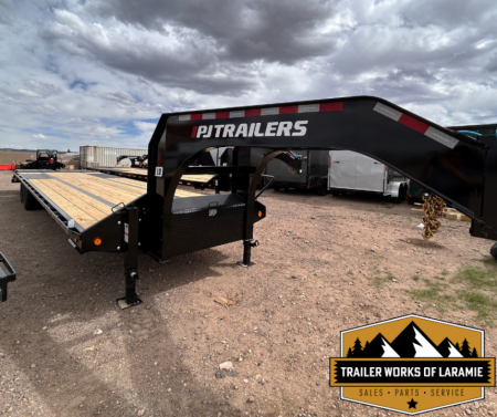 New PJ Trailers 28' GN Deckover- 25K- Monster Ramps