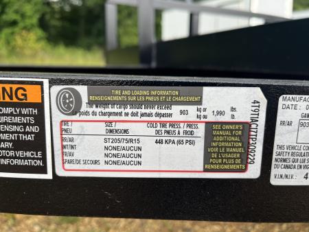 New 2026 6X12 TWISTED PINE UTILITY TRAILER