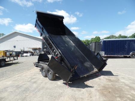 New 2027 Quality Steel and Aluminum 7x16 with 2 ft. high sides Dump Trailer