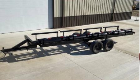 New 2026 May Trailer 4 BALE INDIVIDUAL DUMP