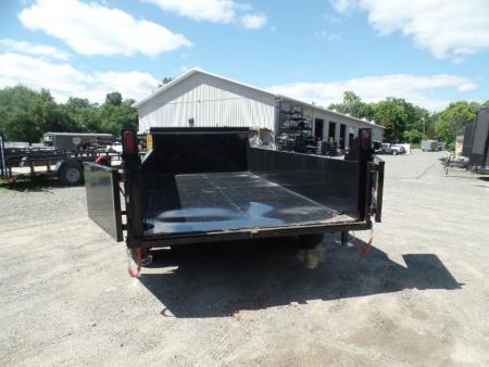 New 2027 Quality Steel and Aluminum 7x16 with 2 ft. high sides Dump Trailer
