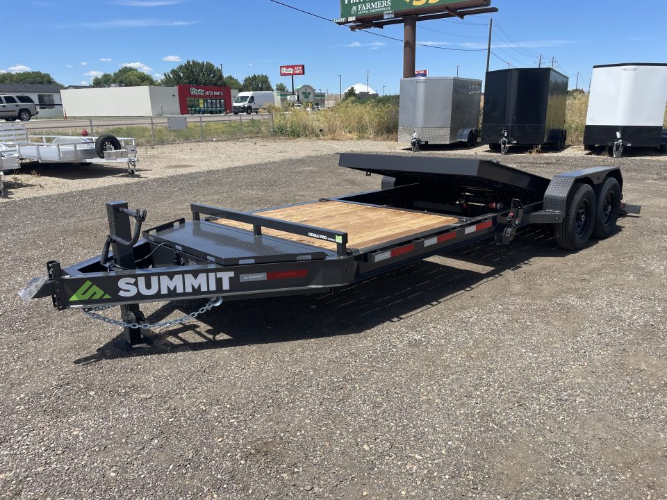 New 2026 Summit Denali 7x22 16/6 14k Split Deck I-Beam Tilt Trailer