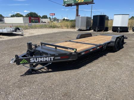 New 2026 Summit Denali 7x22 16/6 14k Split Deck I-Beam Tilt Trailer