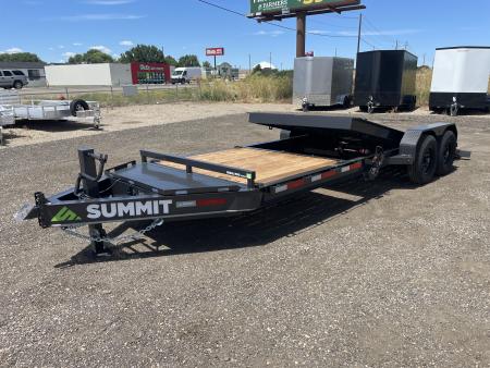 New 2026 Summit Denali 7x22 16/6 14k Split Deck I-Beam Tilt Trailer
