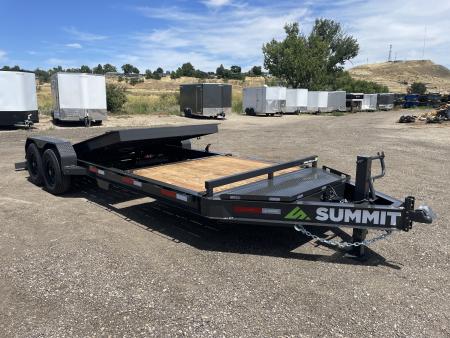 New 2026 Summit Denali 7x22 16/6 14k Split Deck I-Beam Tilt Trailer