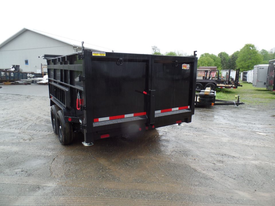 New 2026 Quality Steel and Aluminum 7X14 with 4' sides, 14,000 lb. GVWR , Extra Framing! Dump Trailer