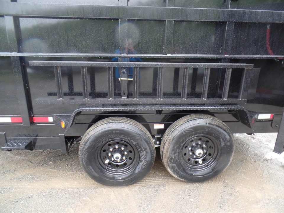 New 2026 Quality Steel and Aluminum 7X14 with 4' sides, 14,000 lb. GVWR , Extra Framing! Dump Trailer
