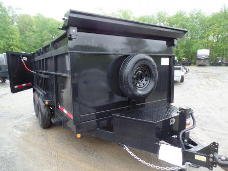 New 2026 Quality Steel and Aluminum 7X14 with 4' sides, 14,000 lb. GVWR , Extra Framing! Dump Trailer