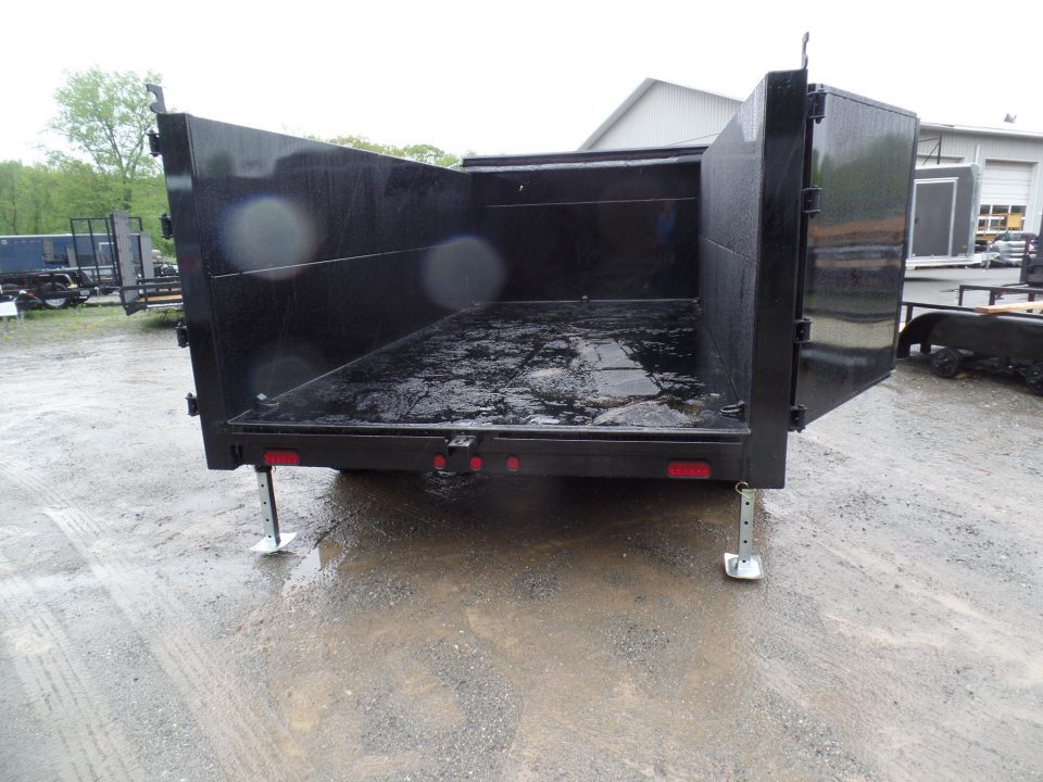 New 2026 Quality Steel and Aluminum 7X14 with 4' sides, 14,000 lb. GVWR , Extra Framing! Dump Trailer