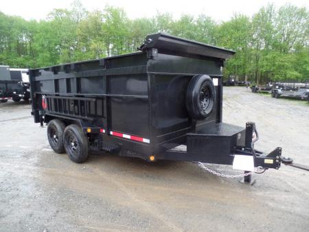 New 2026 Quality Steel and Aluminum 7X14 with 4' sides, 14,000 lb. GVWR , Extra Framing! Dump Trailer