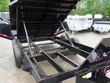 New 2026 Quality Steel and Aluminum 7X14 with 4' sides, 14,000 lb. GVWR , Extra Framing! Dump Trailer