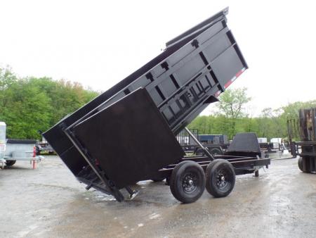 New 2026 Quality Steel and Aluminum 7X14 with 4' sides, 14,000 lb. GVWR , Extra Framing! Dump Trailer