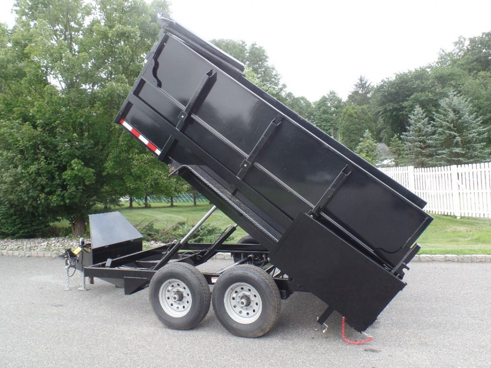 New 2026 Quality Steel and Aluminum 7X12 with 4' sides, 14,000 lb. GVWR , Extra Framing! Dump Trailer