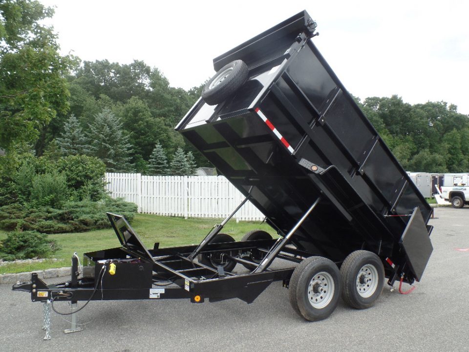 New 2026 Quality Steel and Aluminum 7X12 with 4' sides, 14,000 lb. GVWR , Extra Framing! Dump Trailer